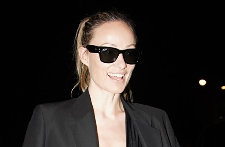 Olivia Wilde Shows Off a Daring Catsuit Look at Paris Fashion Week