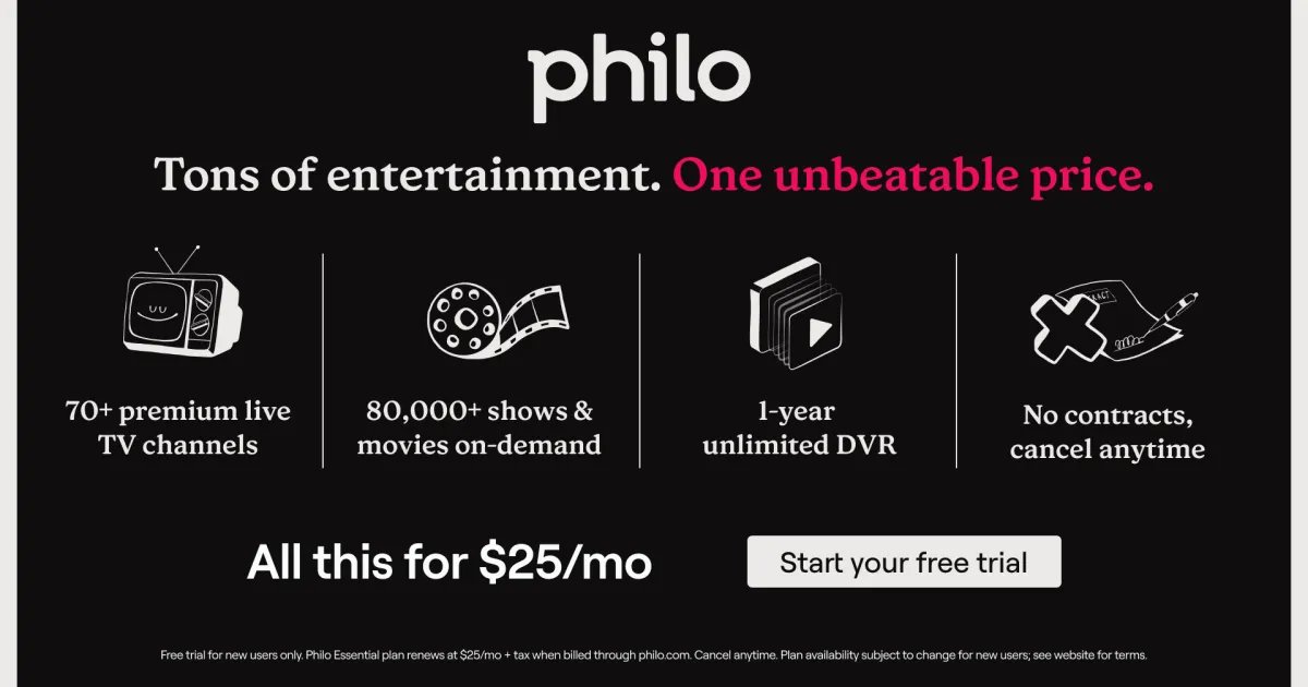 Philo Introduces a $25 Plan for More Affordable Live TV Streaming