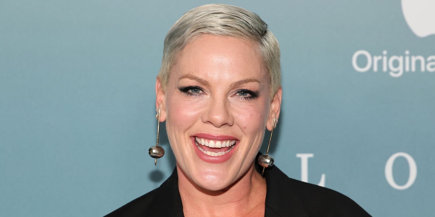 Pink Dazzles in a Sequin Leotard as She Guest Hosts Kelly Clarkson's Show