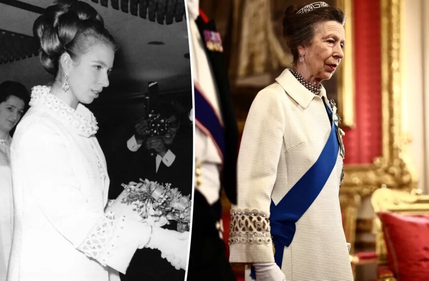 Princess Anne Rewears Timeless 57-Year-Old Coat at Nigerian State Banquet