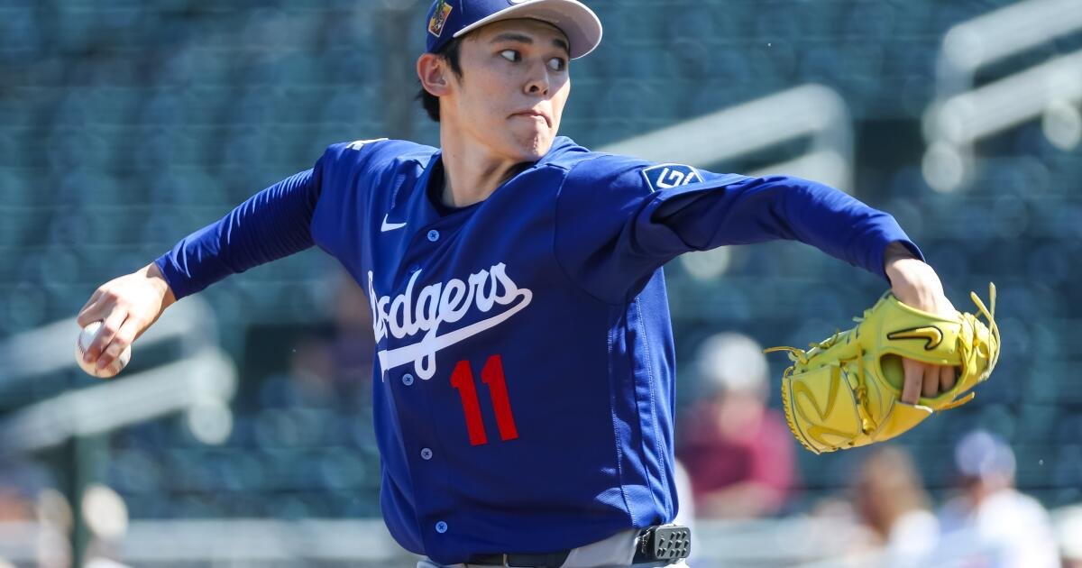 Roki Sasaki Faces Challenges in His Second Cactus League Start but Finds His Rhythm