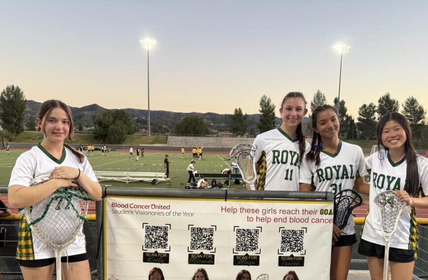 Royal Lacrosse Players Join Forces to Raise Funds for Blood Cancer Research