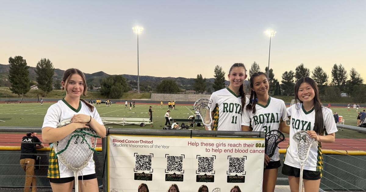 Royal Lacrosse Players Join Forces to Raise Funds for Blood Cancer Research