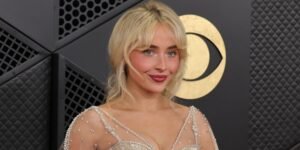 Sabrina Carpenter Shines in a Dazzling Metallic Bodysuit and Takes a Bold Fashion Risk