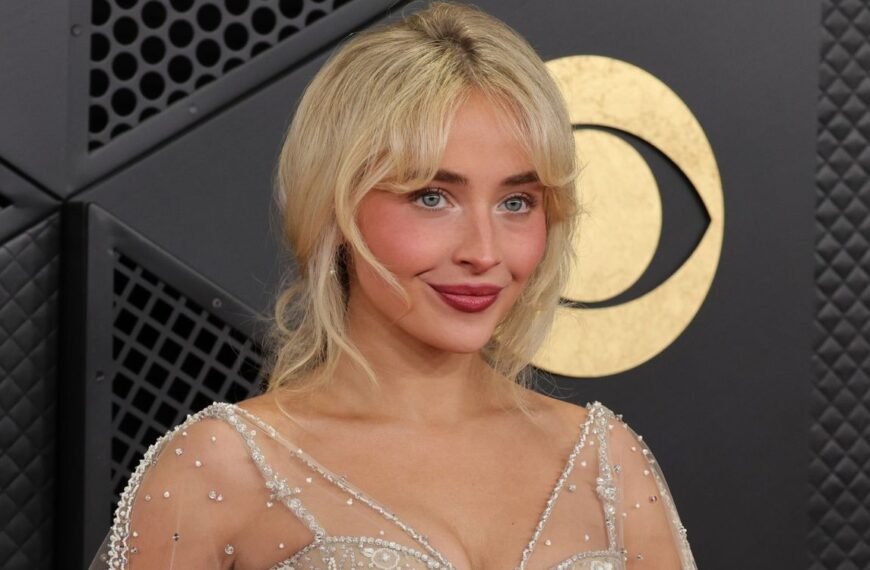 Sabrina Carpenter Shines in a Dazzling Metallic Bodysuit and Takes a Bold Fashion Risk