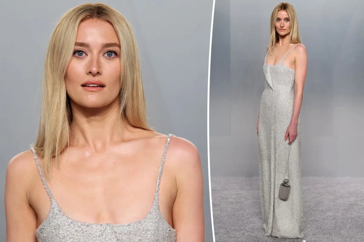 Sarah Pidgeon Honors Carolyn Bessette Kennedy at the 2026 Vanity Fair Oscars Party Red Carpet