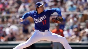 Shohei Ohtani Shines in Spring Debut with 4 1/3 Scoreless Innings for the Los Angeles Dodgers