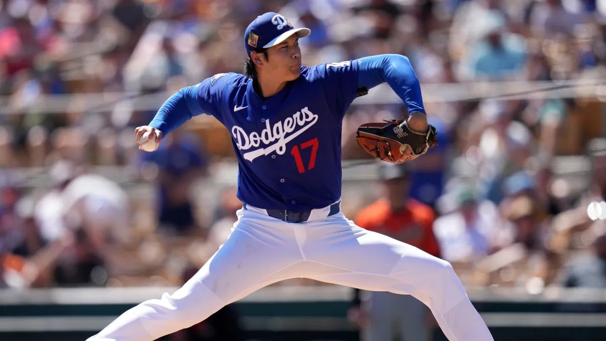 Shohei Ohtani Shines in Spring Debut with 4 1/3 Scoreless Innings for the Los Angeles Dodgers