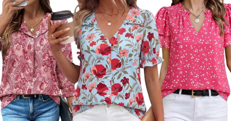 Spring Blouse Collection Now Available on Amazon — Check Out 17 Stylish Options Starting at Just $9!
