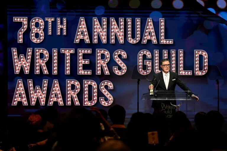Stephen Colbert Receives WGA East's Walter Bernstein Award and Shares Insightful Thoughts on Change in Media