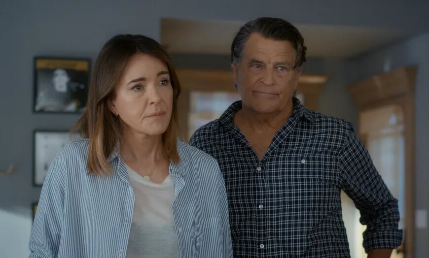 Ted McGinley and Christa Miller Reflect on Derek's Key Episode 6 Moment in Shrinking Season 3