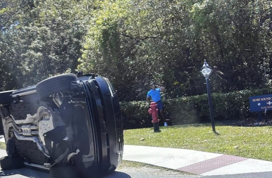 Tiger Woods Faces Sobriety Test After Car Crash and Drug Possession Incident