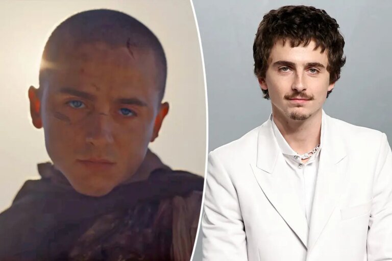 Timothée Chalamet Shows Off His New Look in the First Trailer for ‘Dune: Part 3’