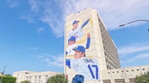 Torrance Welcomes a New 12-Story Mural Celebrating the 'Samurai of the Diamond' Dodgers