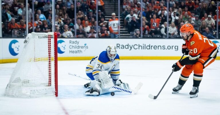 Troy Terry Scores Overtime Goal to Give Ducks a Win Over Sabres