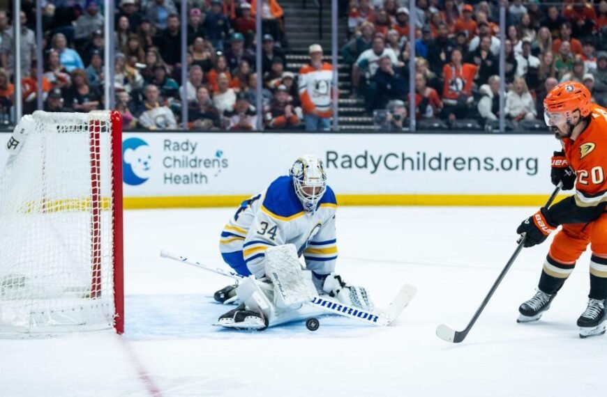 Troy Terry Scores Overtime Goal to Give Ducks a Win Over Sabres