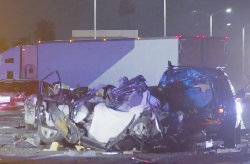 Two Dead and Two Hurt in Multi-Vehicle Accident on 10 Freeway in Ontario