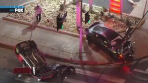 Two-Vehicle Accident in Woodland Hills Leads to Hospitalization of One Person