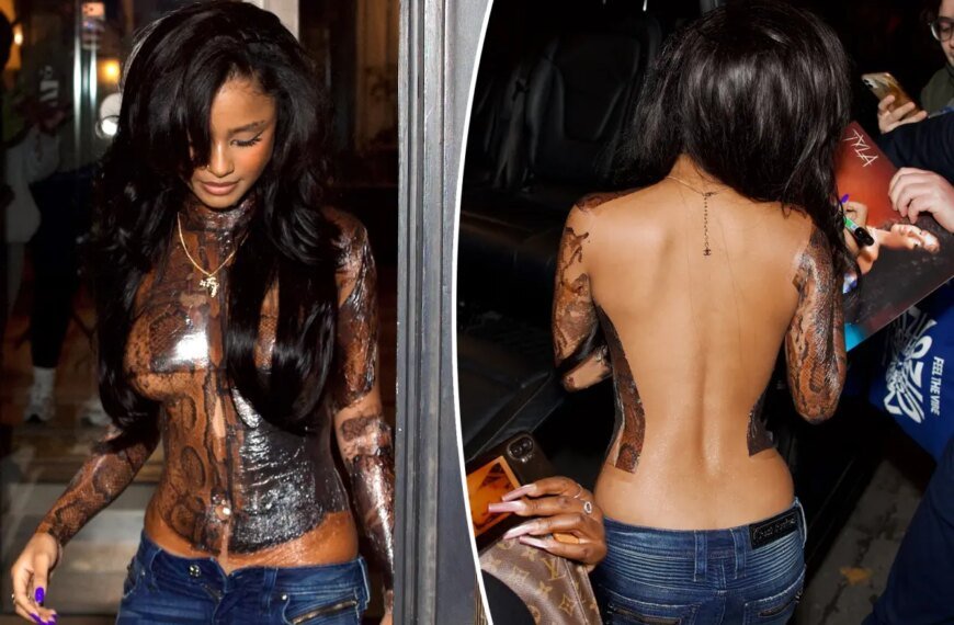 Tyla's Snakeskin 'Shirt' is Just a Temporary Tattoo – Here’s What You Need to Know