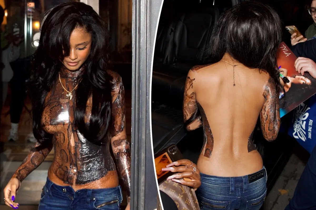 Tyla's Snakeskin 'Shirt' is Just a Temporary Tattoo – Here’s What You Need to Know
