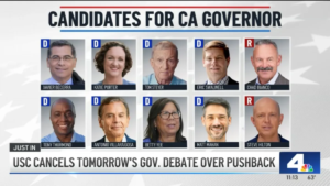 USC Cancels Gubernatorial Debate Amid Criticism for Excluding Candidates of Color