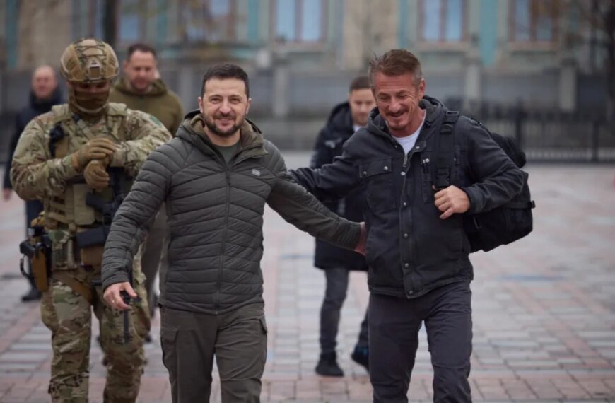 Volodymyr Zelenskyy Shares Heartfelt Moment with Sean Penn in Ukraine After His Oscar Win: Celebrating True Friendship