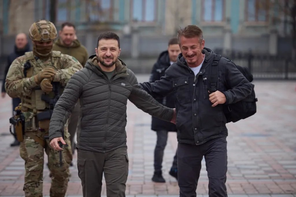 Volodymyr Zelenskyy Shares Heartfelt Moment with Sean Penn in Ukraine After His Oscar Win: Celebrating True Friendship