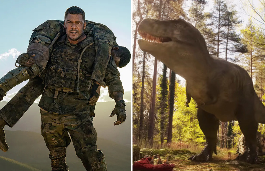 War Machine Makes Waves on Netflix as Dinosaur Content Takes Over, from Spielberg's Docuseries to the Jurassic World Franchise