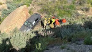 Woman Saved After Car Falls Off Embankment on 118 Freeway in Ventura County