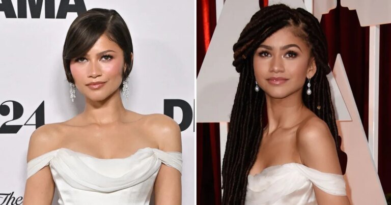 Zendaya Dazzles in White Dress from 2015 Oscars at LA Premiere of Wedding Film 'The Drama'