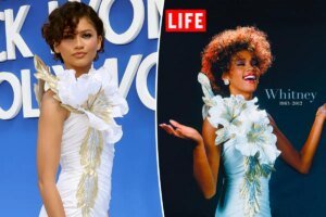 Zendaya Dazzles in Whitney Houston's Dress at the Essence Black Women in Hollywood Awards
