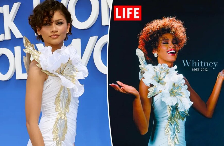 Zendaya Dazzles in Whitney Houston's Dress at the Essence Black Women in Hollywood Awards