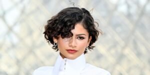 Zendaya Dazzles in a Y2K-Inspired Bridal Dress at Paris Fashion Week