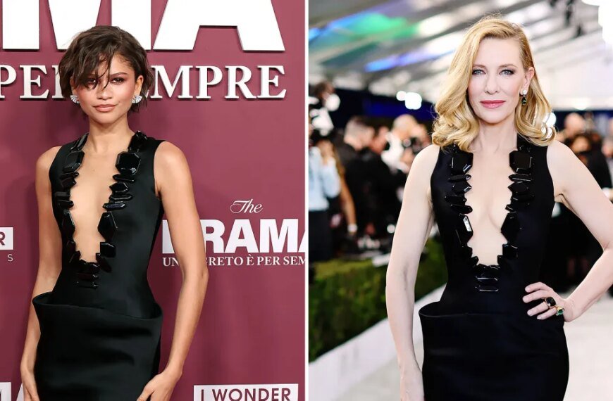 Zendaya Shines in Cate Blanchett's Stunning Armani Gown at 'The Drama' Premiere