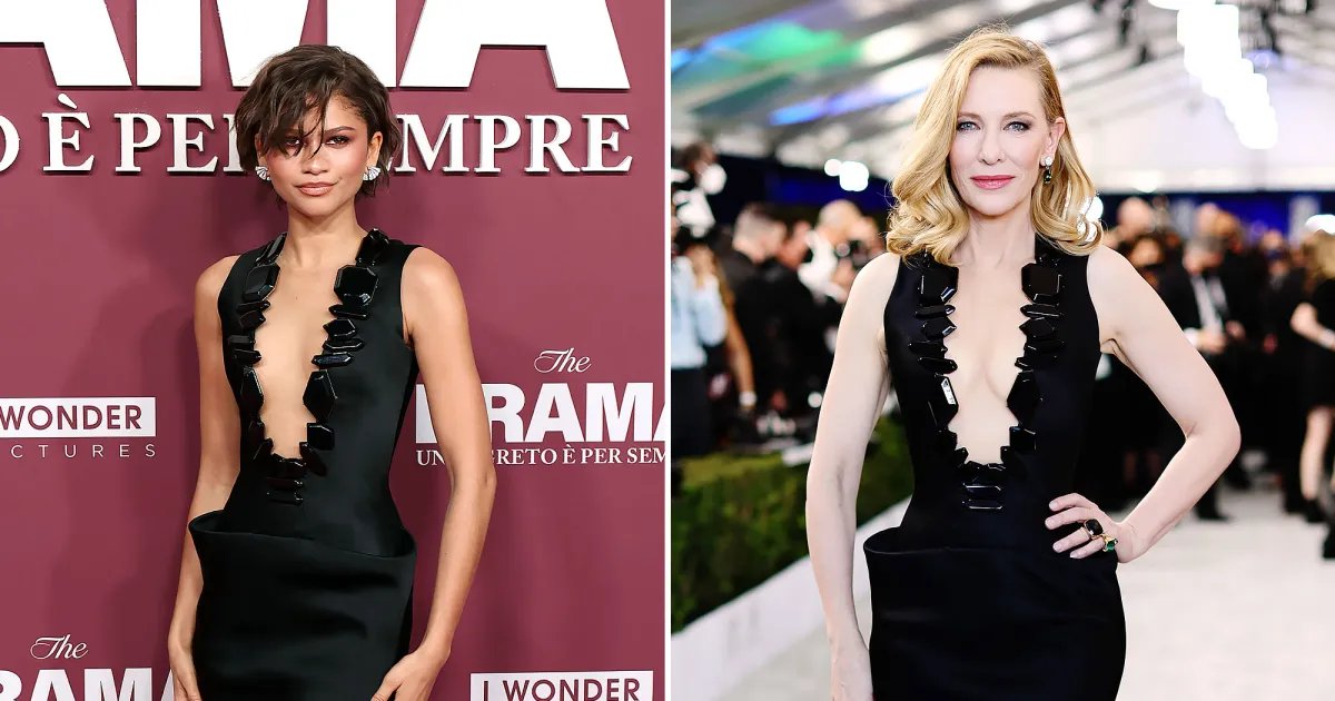 Zendaya Shines in Cate Blanchett's Stunning Armani Gown at 'The Drama' Premiere