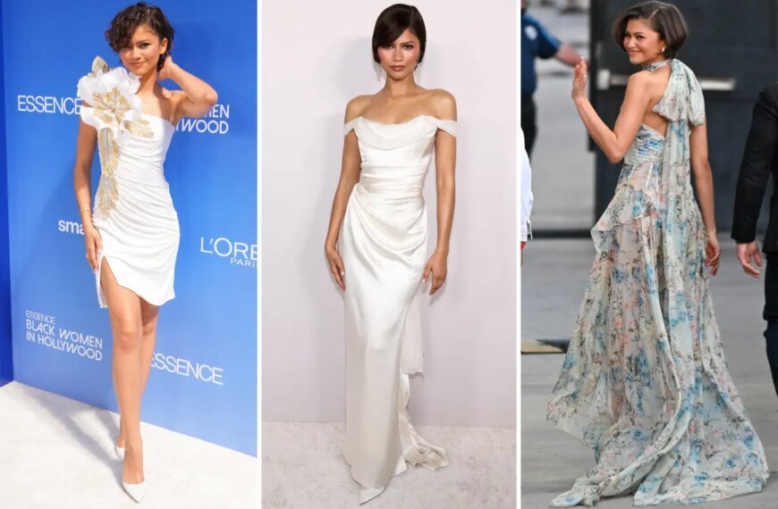 Zendaya's Wedding-Inspired Outfits from The Drama Press Tour: From Elegant White to Something Blue