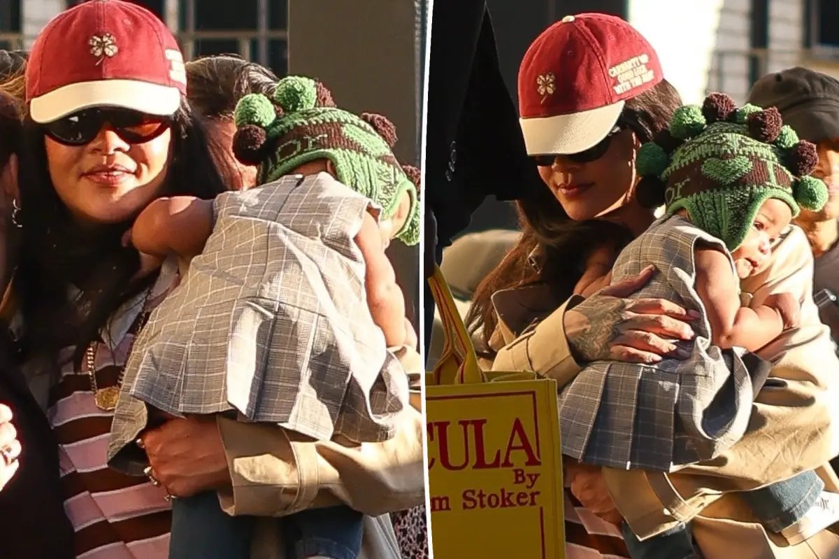 Rihanna’s Daughter Makes Her Charming First Public Appearance in Vintage Dior at Just Six Months Old