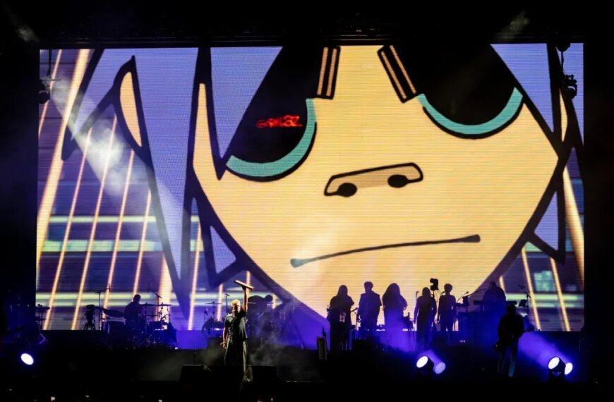 Gorillaz Teams Up with Sparks for a Memorable Performance of 'Happy Dictator' on Kimmel: Check It Out