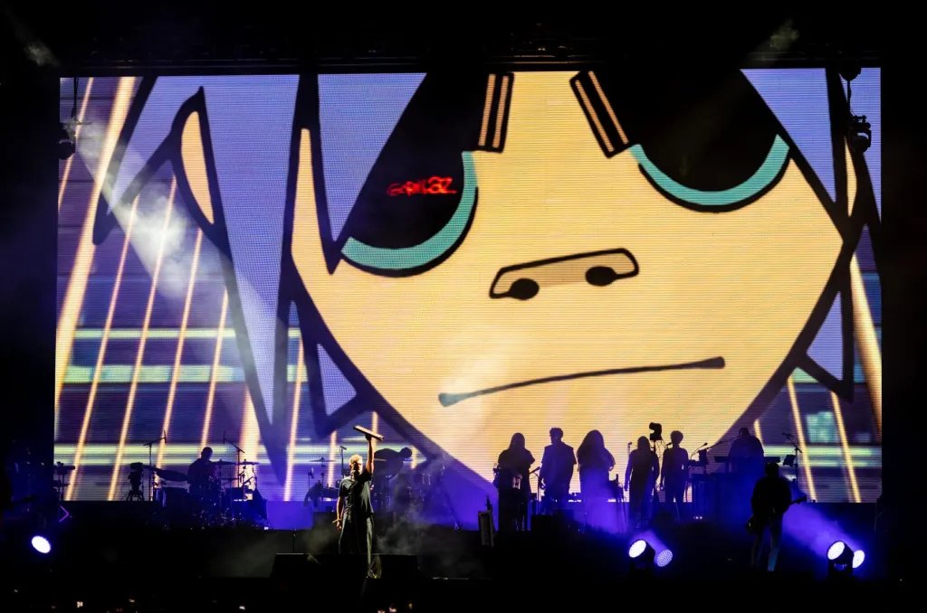 Gorillaz Teams Up with Sparks for a Memorable Performance of 'Happy Dictator' on Kimmel: Check It Out