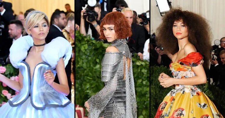 A Look Back at Zendaya's Memorable Met Gala Outfits Over the Years
