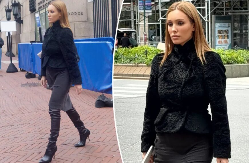 Bianca Censori Opts for a Classic Look During Her College Visit