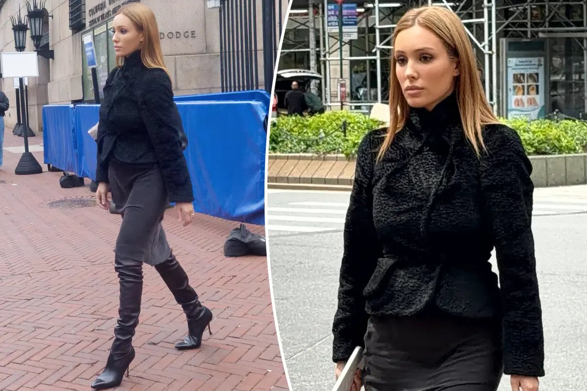 Bianca Censori Opts for a Classic Look During Her College Visit