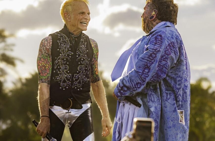 A 10-Minute Chat with David Lee Roth Backstage at Coachella