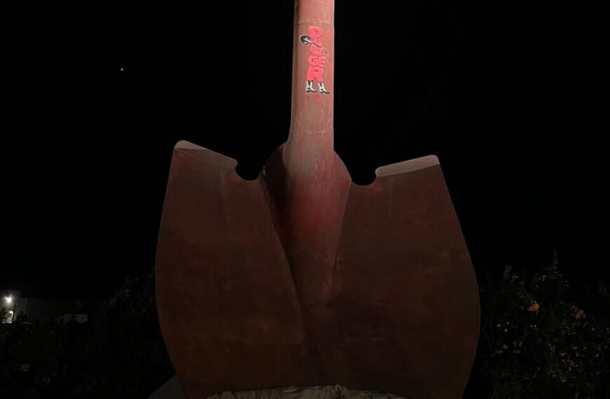 A Look at the Giant Shovel in the Desert Near Coachella and What Tom Cruise Has to Do with It