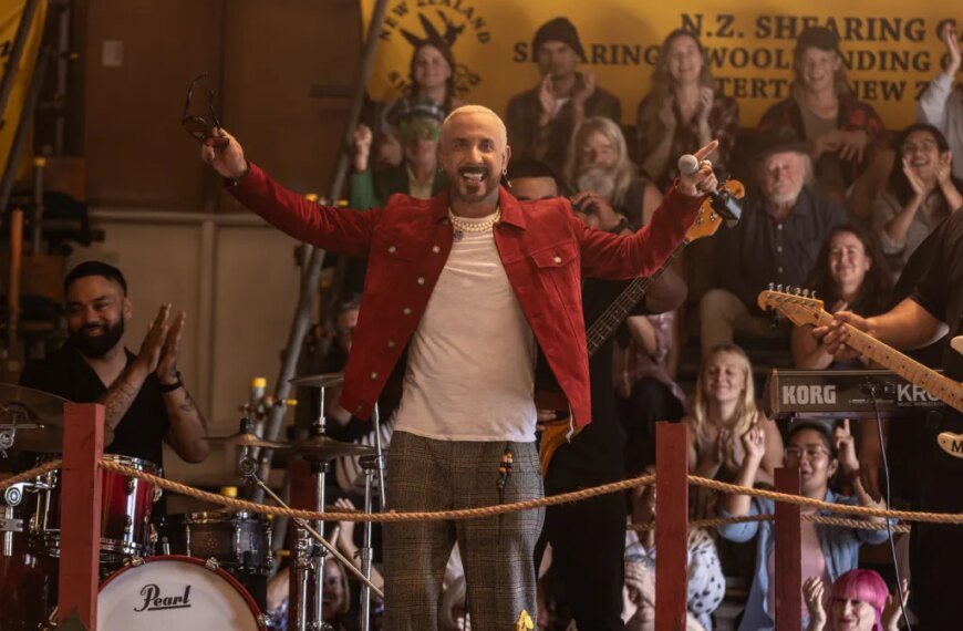 AJ McLean from Backstreet Boys Stars in Comedy 'Shearing The Love' Alongside Geoffrey Rush as Filming Concludes in New Zealand