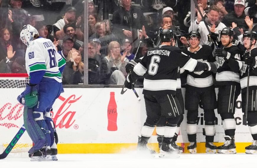 Adrian Kempe Shines with Two Goals as Kings Edge Past Canucks to Reclaim Playoff Position