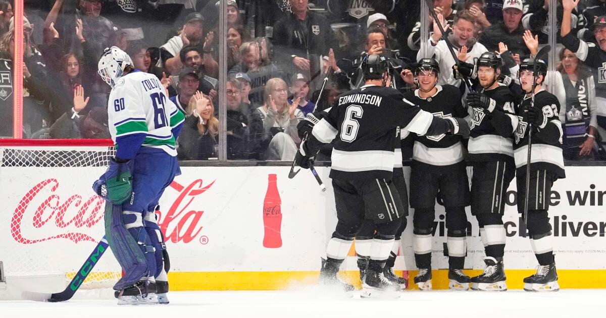 Adrian Kempe Shines with Two Goals as Kings Edge Past Canucks to Reclaim Playoff Position