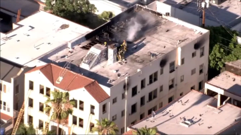 Apartment Fire Reported in Koreatown