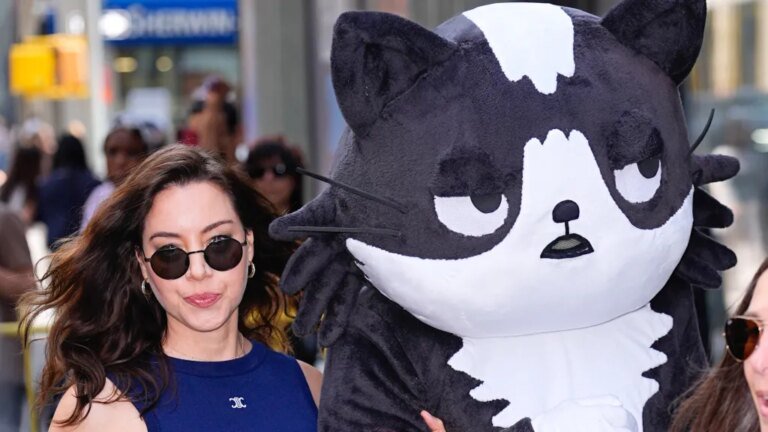 Aubrey Plaza Shares Her Unique Experience Pitching the ‘Kevin’ Animated Series with Her Ex-Boyfriend and Their Cat