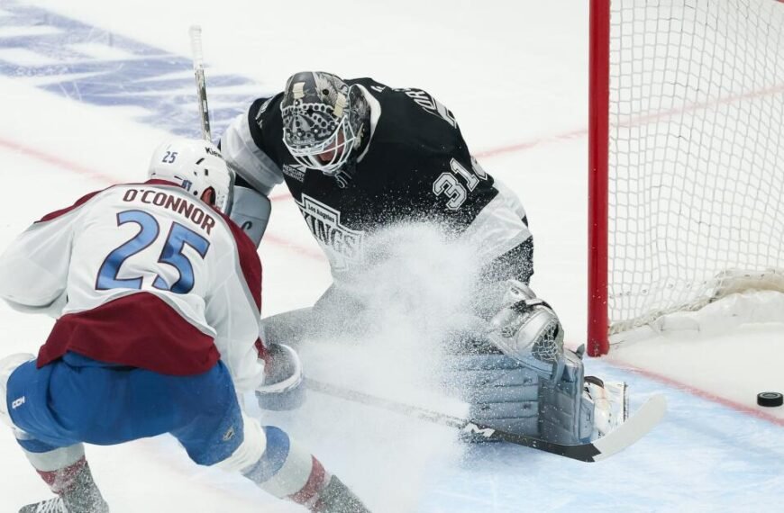 Avalanche Takes a Strong 3-0 Lead Over Kings in Latest Match